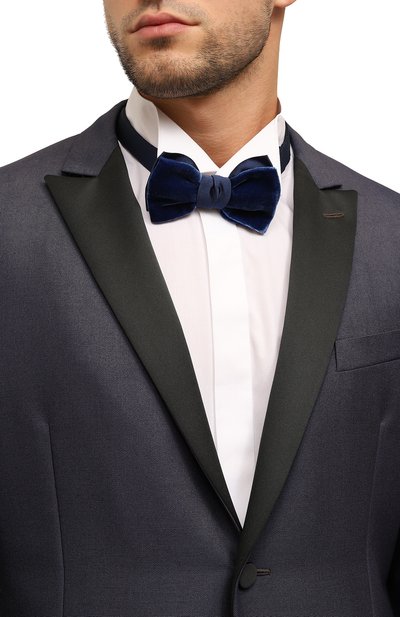 Галстук-бабочка из вискозы и шелка LANVIN, арт. 24600/B0W TIE, фото 2