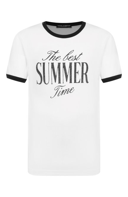 Мужская хлопковая футболка DOLCE & GABBANA, арт. G8PV1T/G7PGV