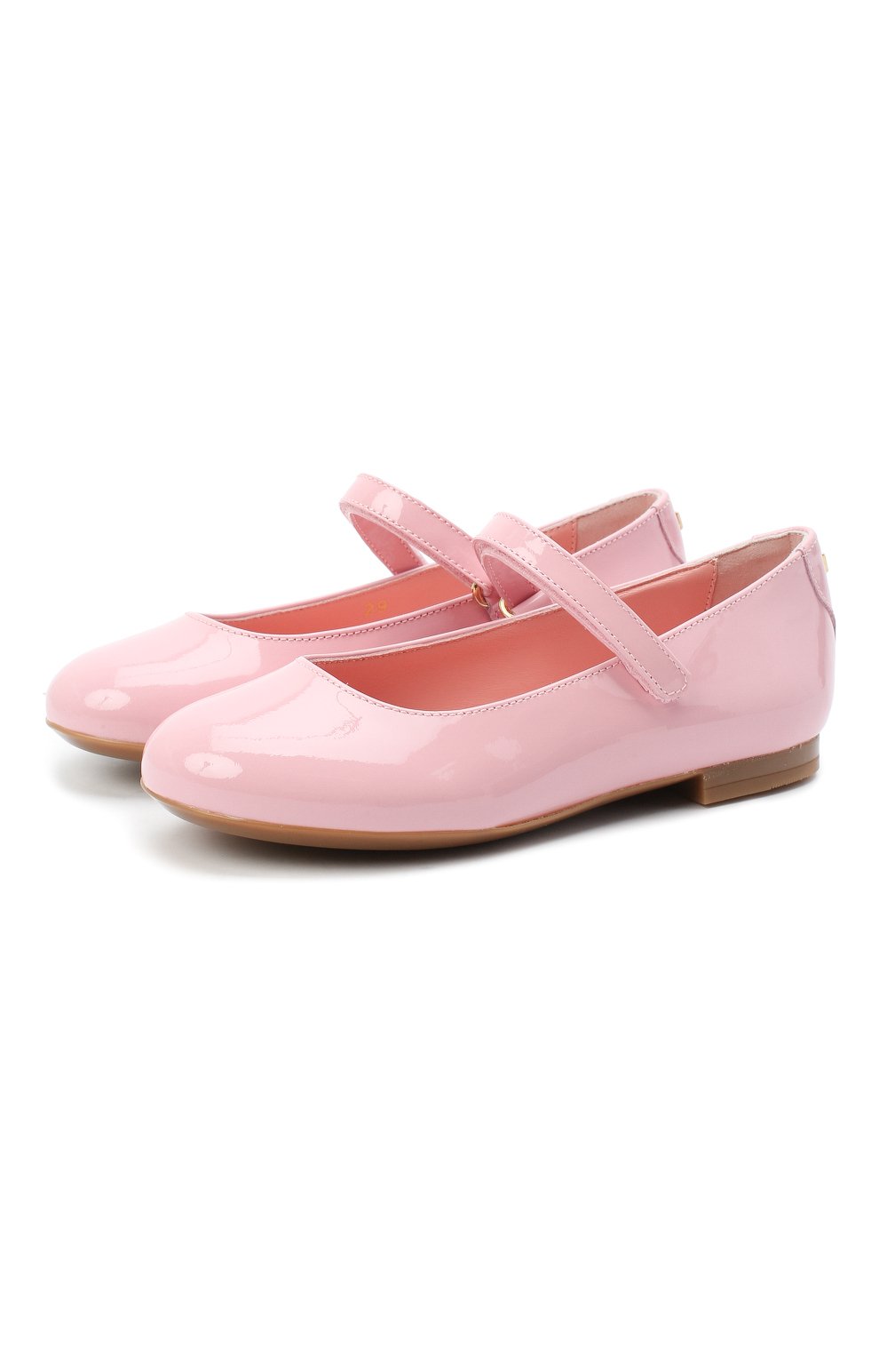 Балетки из лаковой кожи DOLCE & GABBANA, арт. D10699/A1328/29-36, фото 1