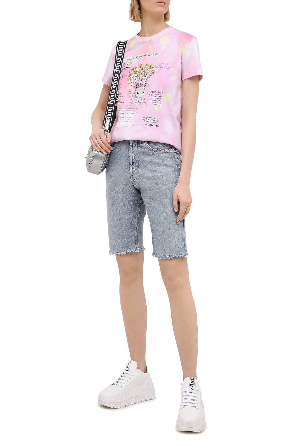 Джинсовые шорты MIU MIU синего цвета по цене 79000 руб., арт. GWP353-U8R-F0008, фото 2 Джинсовые шорты MIU MIU, арт. GWP353-U8R-F0008, фото 2