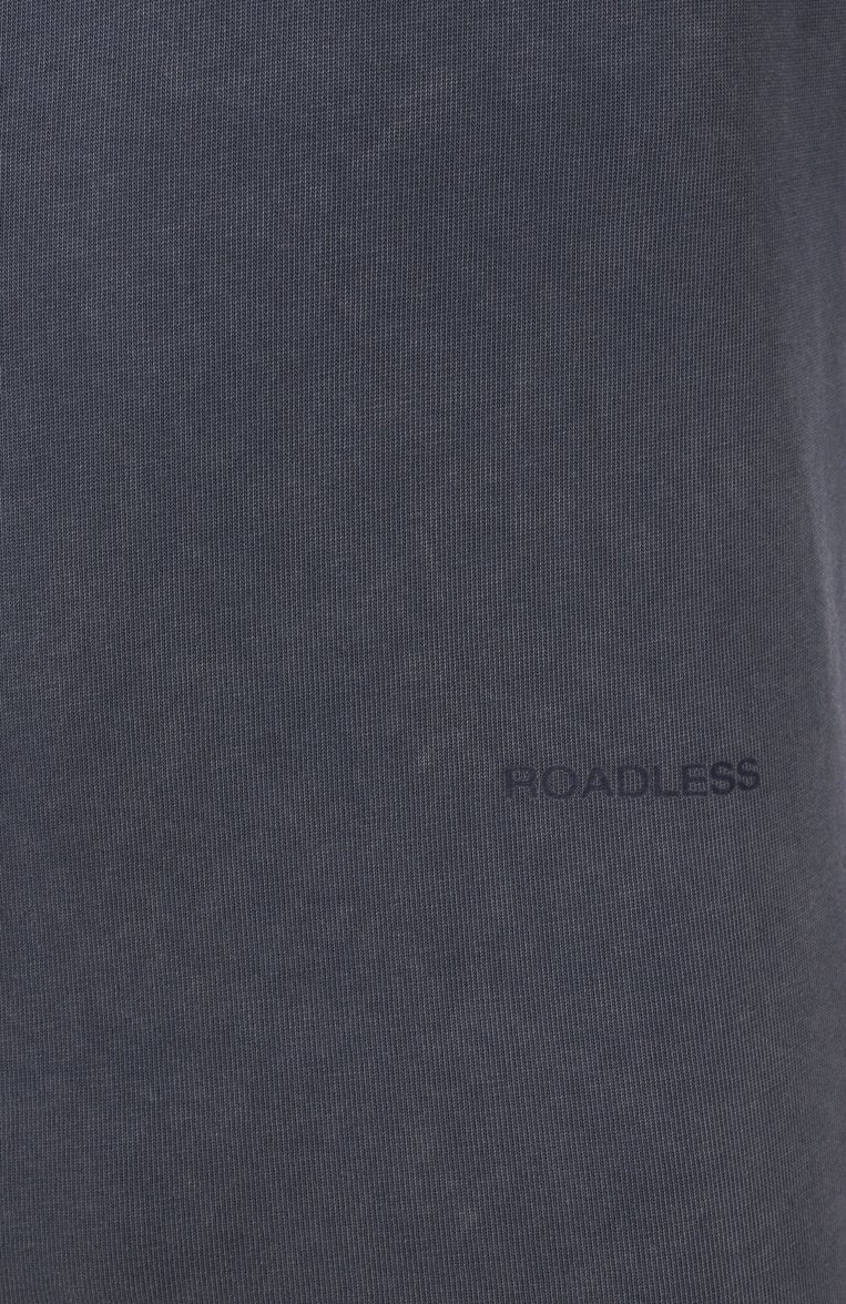 Мужская хлопковая футболка ROADLESS синего цвета, арт. RSS-TS | Фото 6 (Длина (для топов): Стандартные; Материал внешний: Хлопок; Стили: Кэжуэл; Мужское Кросс-КТ: Футболка-одежда; Принт: Без принта; Детали: Без декора; Автоматизация ТО: Проставлено; Автоматизация состава: Проставлено; Рукава: Короткие)