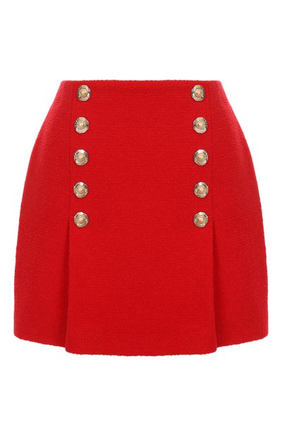 Женская твидовая юбка BALMAIN, арт. FF1LBA89/WD03