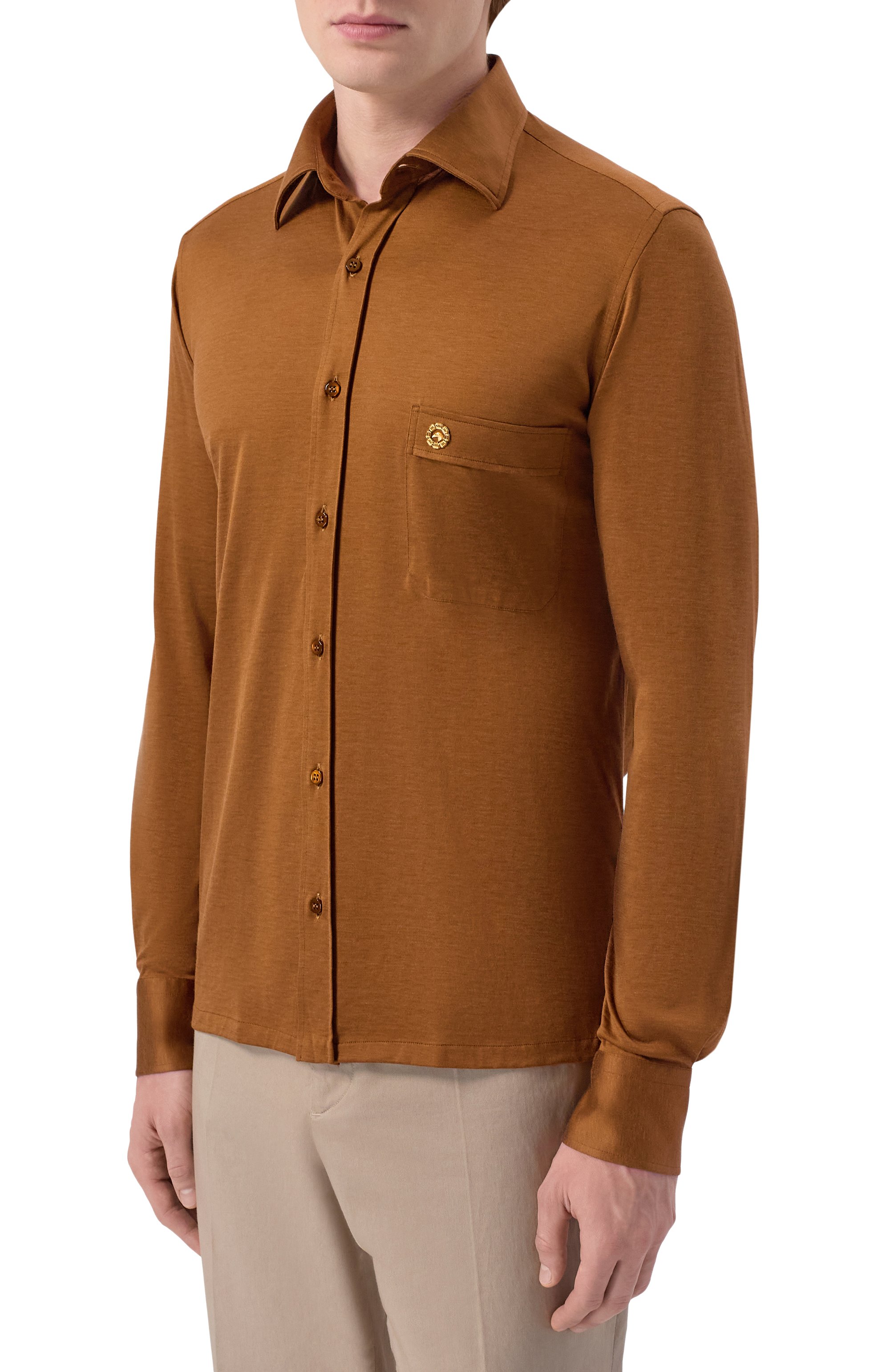 Рубашка из шелка и хлопка STEFANO RICCI, арт. CJ007302/TE3100, фото 3