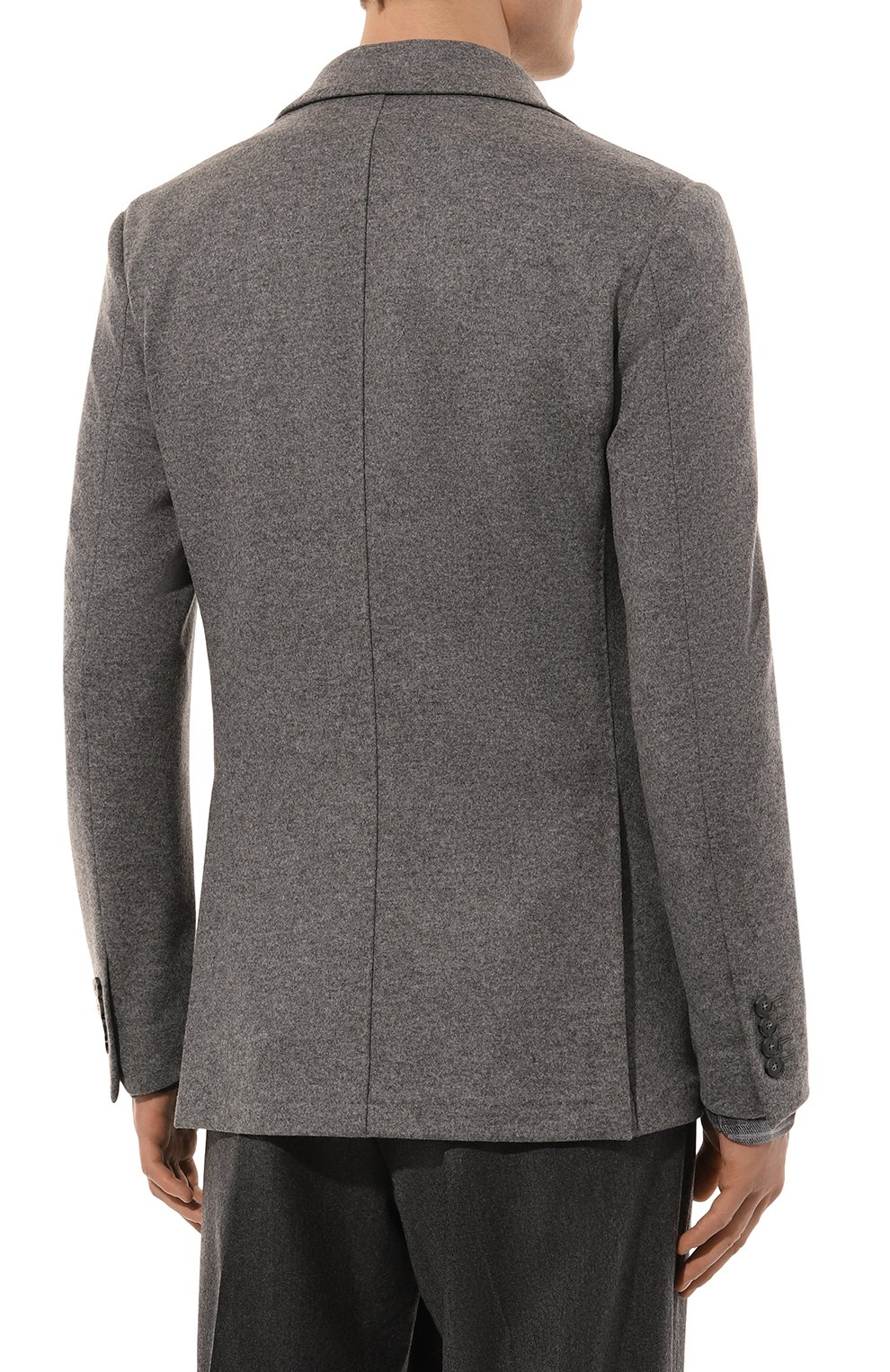 Пиджак из шерсти и кашемира CANALI серого цвета по цене 124000 руб., арт. J0147/JJ02859, фото 6 Пиджак из шерсти и кашемира CANALI, арт. J0147/JJ02859, фото 6