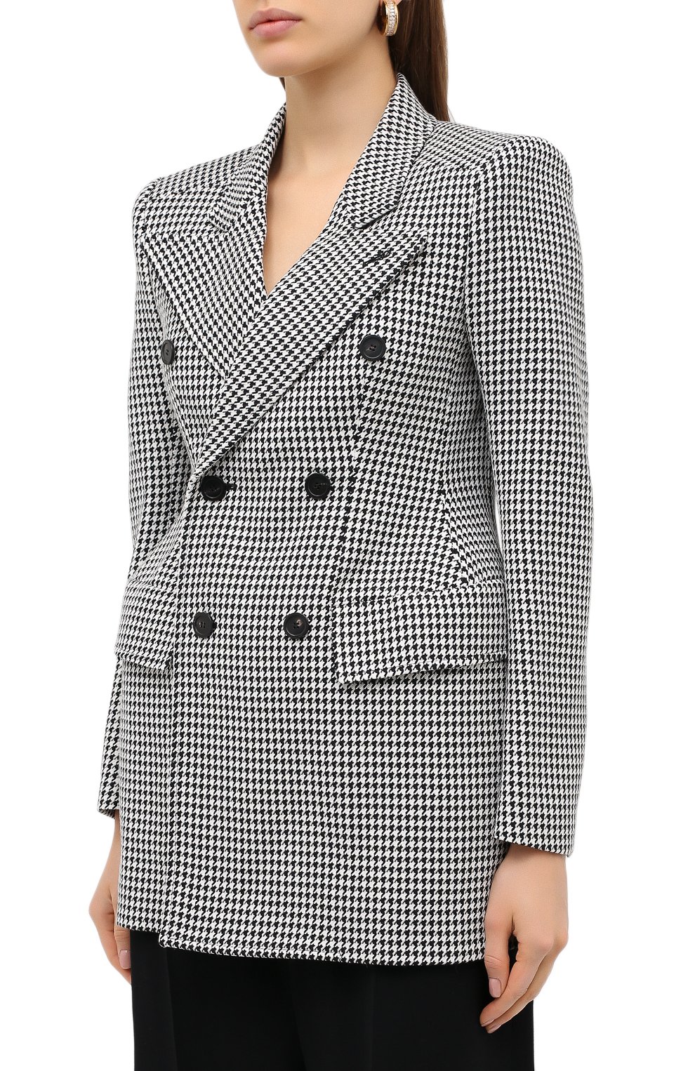 Жакет из шерсти и вискозы BALENCIAGA, арт. 571279/TIT09, фото 4