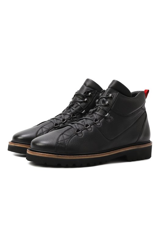 Кожаные ботинки Kiton USSA175N0012608 Чёрный USSA175N0012608