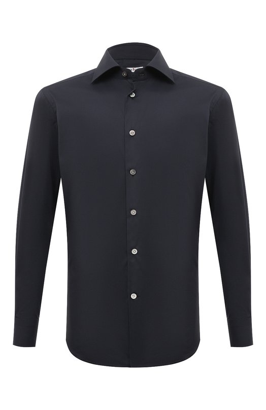 Хлопковая сорочка Kiton UCIH0865406 Синий UCIH0865406
