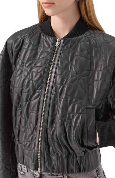 Кожаный бомбер HUGO, арт. 50542331, фото 5