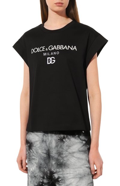 Хлопковая футболка DOLCE & GABBANA, арт. F8Q31Z/G7G3D, фото 3