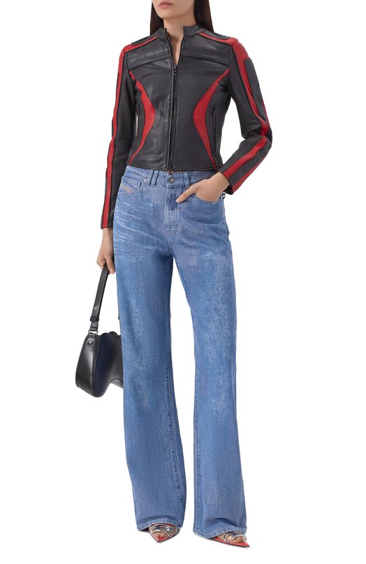 Кожаная куртка Diesel A21182/0DMBS Чёрный  A21182/0DMBS Фото 2