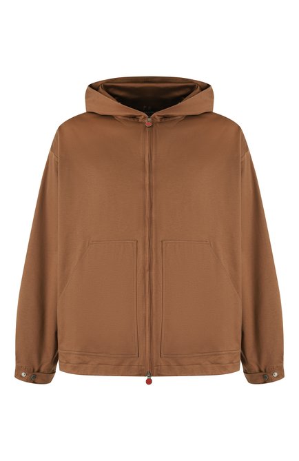 Мужская хлопковая толстовка KITON коричневого цвета по цене 0 руб., арт. UMC015H0920007 | Фото 1