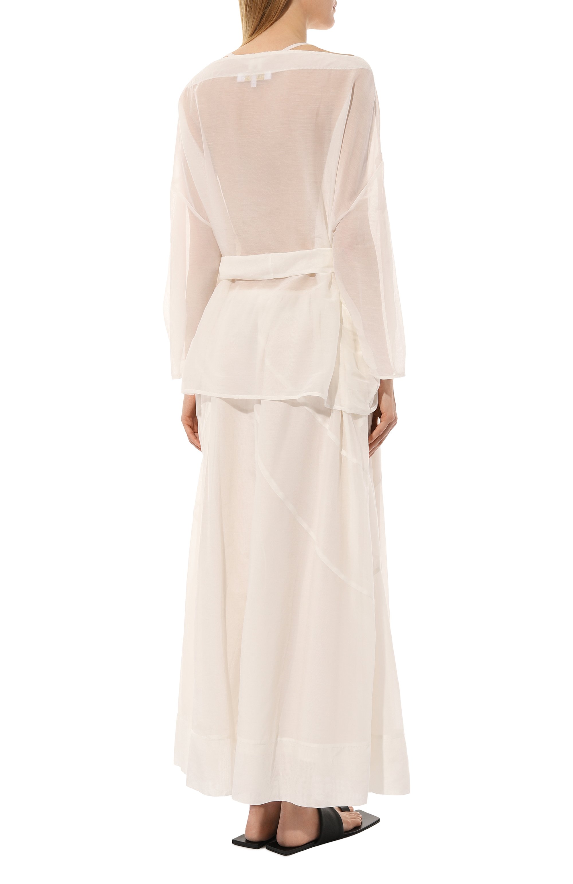 Блузка из хлопка и шелка LILA EUGENIE, арт. 2513, фото 4