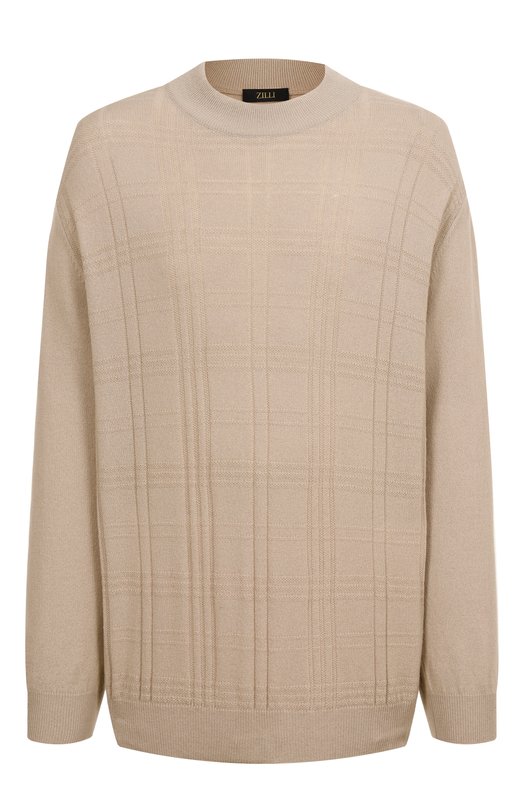 Кашемировый джемпер Zilli KMN001M0300VCHE00/62 Бежевый KMN001M0300VCHE00/62