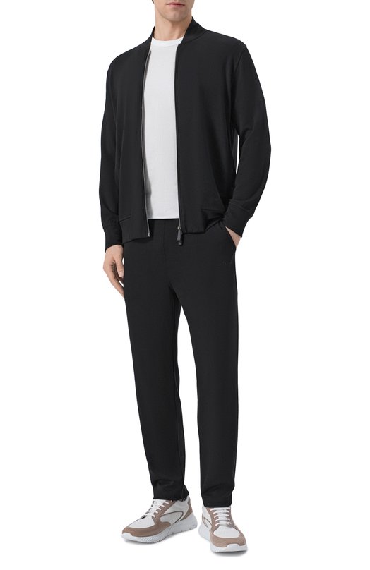 Толстовка из вискозы Kiton UMM0748 Чёрный  UMM0748 Фото 2