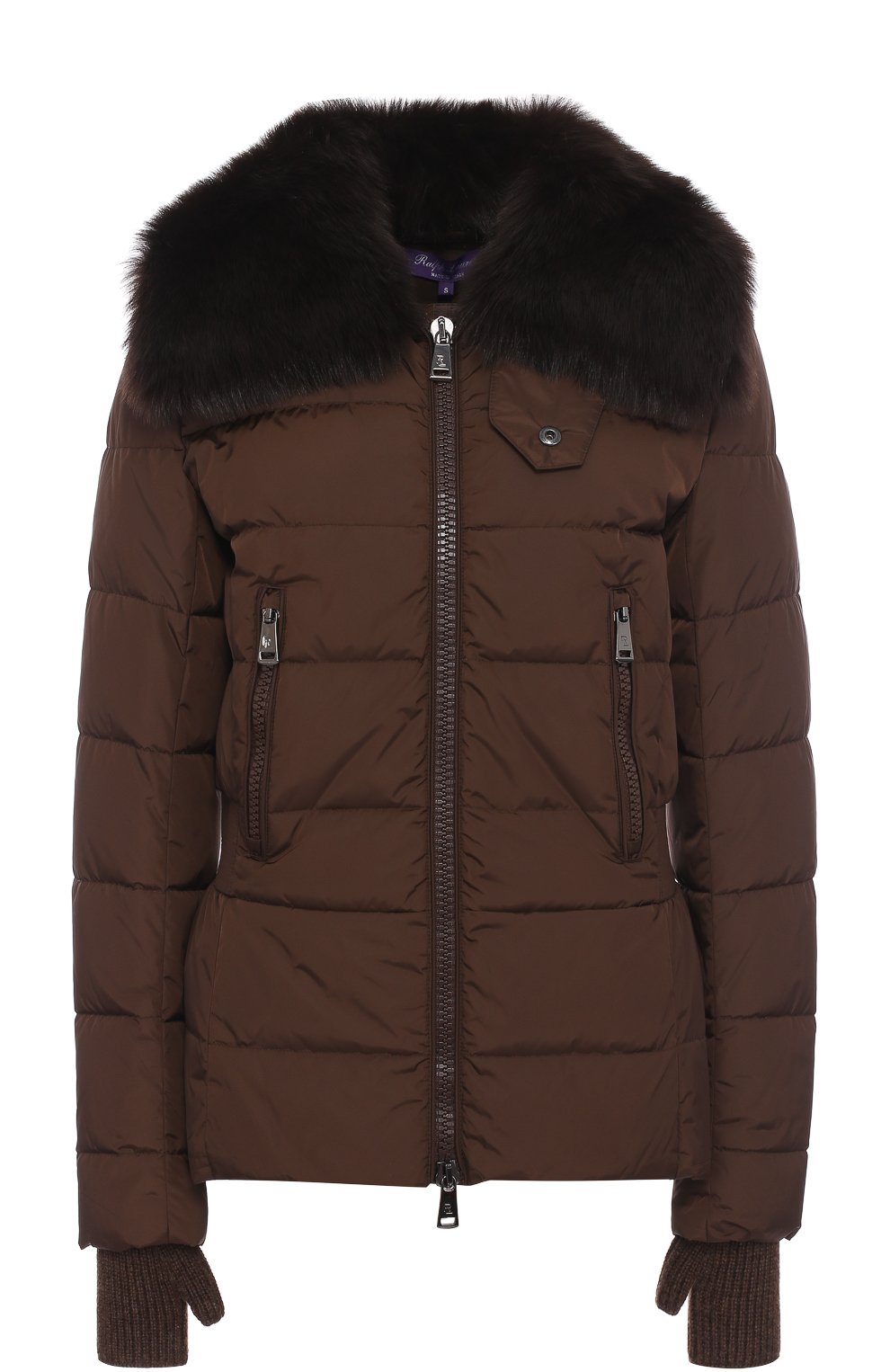 Стеганый пуховик с меховой отделкой RALPH LAUREN, арт. 911/IHC09/FHC09, фото 1