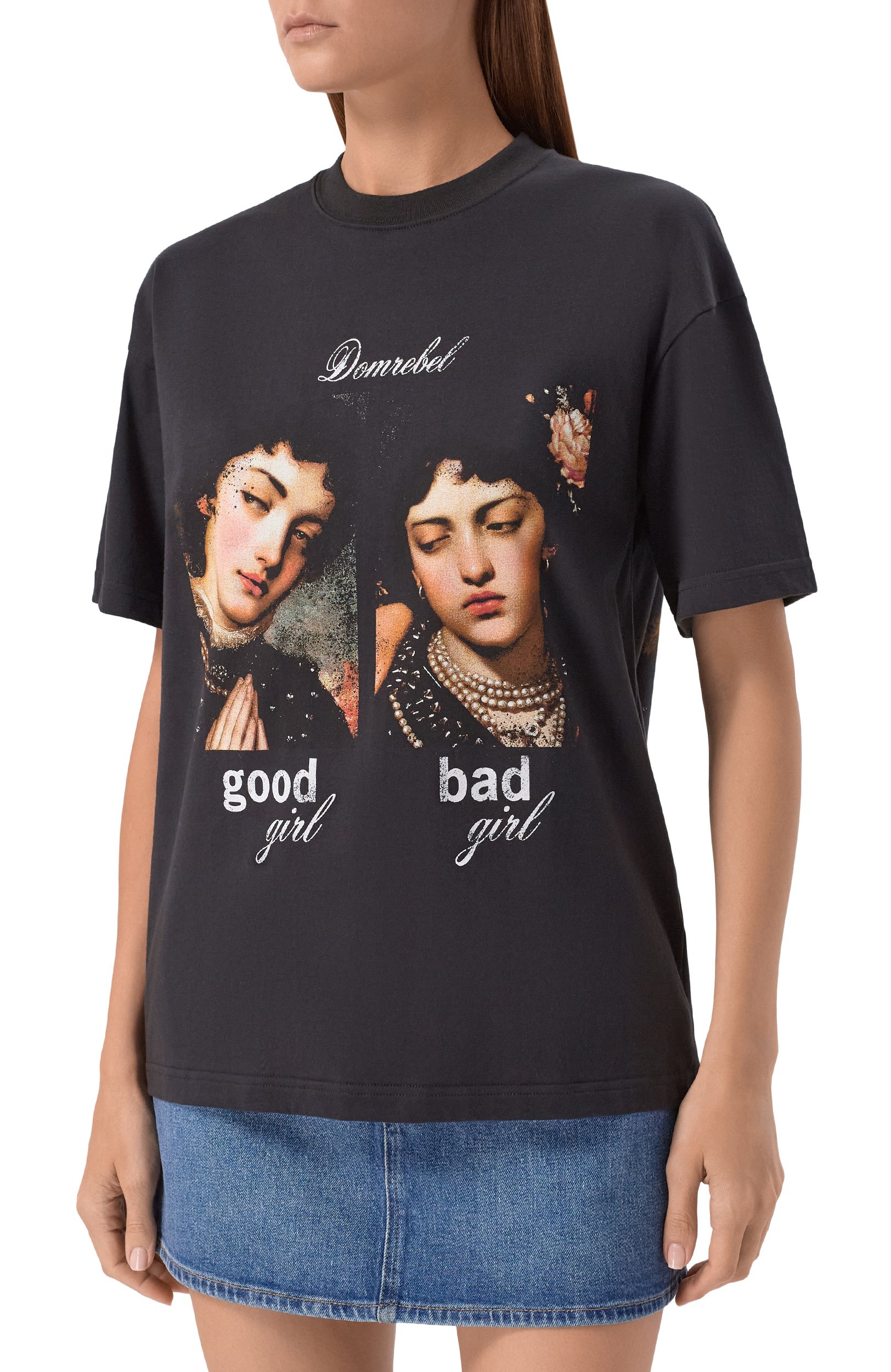 Хлопковая футболка DOMREBEL, арт. MY GIRL/T-SHIRT, фото 3
