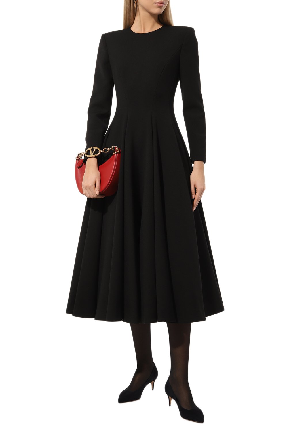 Шерстяное платье VALENTINO, арт. 5B0VAD458WM, фото 2