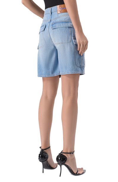 Джинсовые шорты-карго OFF-WHITE, арт. 0WYC018S25DEN0014000, фото 4