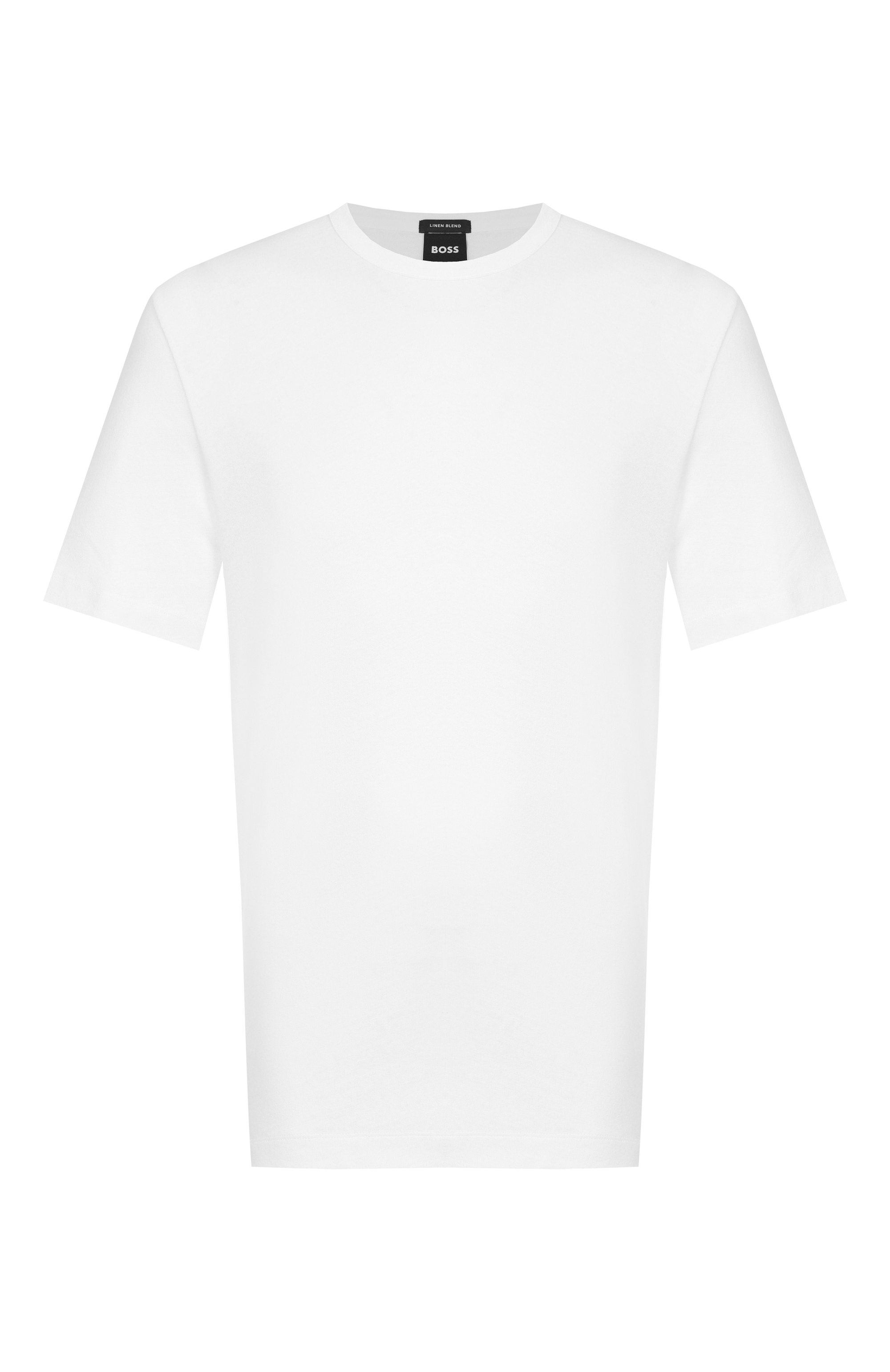 Футболка из хлопка и льна BOSS, арт. 50537498, фото 1
