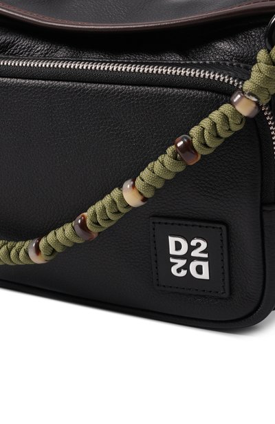 Поясная сумка d2 upside down DSQUARED2 черного цвета по цене 66550 руб., арт. BBM0082/25109053, фото 5 Поясная сумка d2 upside down DSQUARED2, арт. BBM0082/25109053, фото 5