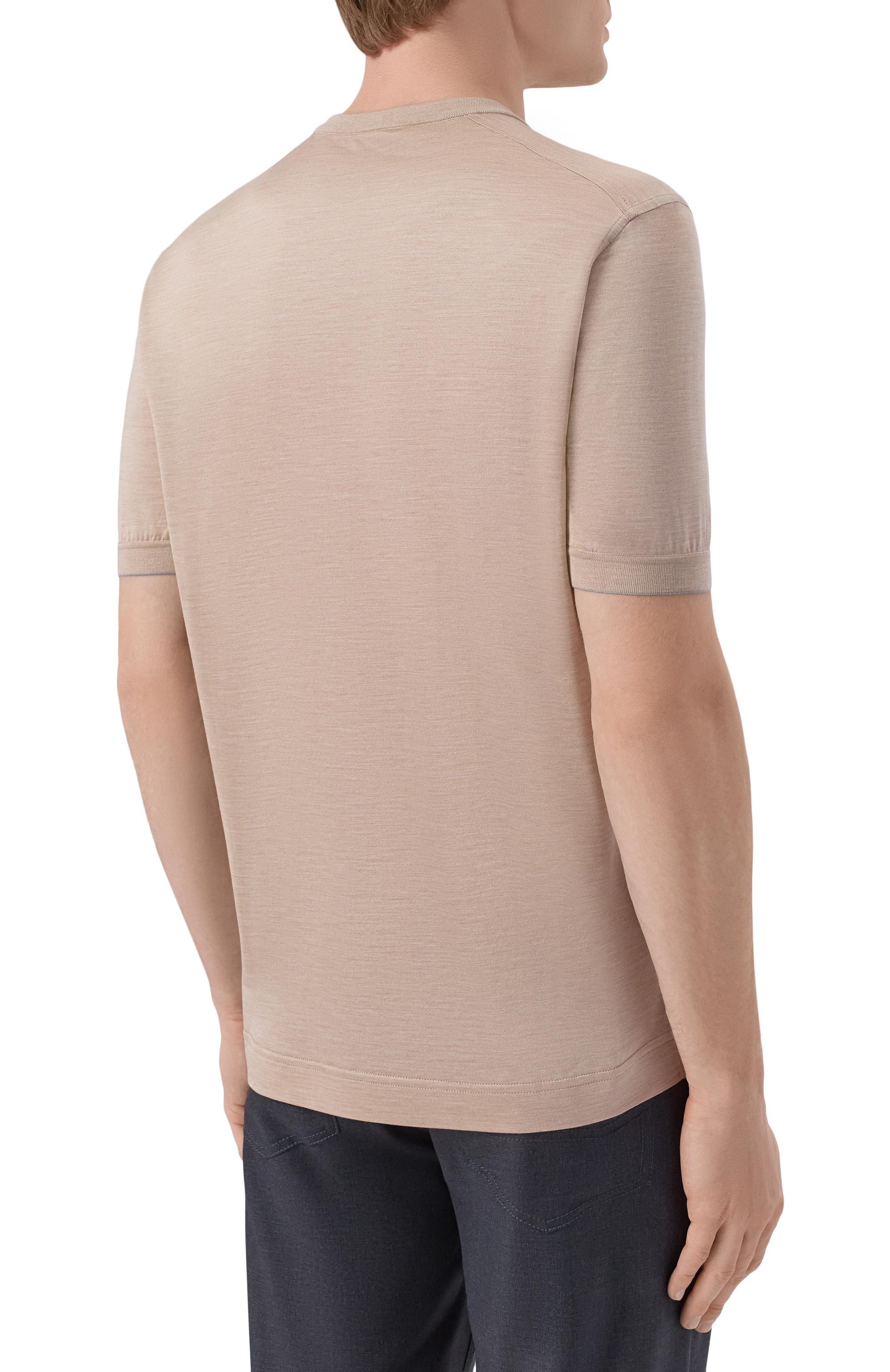 Шелковая футболка STEFANO RICCI, арт. K919512G10/R25190_001, фото 4