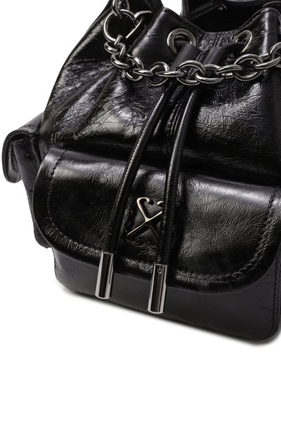 Сумка dumbo b. OFF-WHITE черного цвета по цене 131500 руб., арт. 0WMY002F25LEA001, фото 3 Сумка dumbo b. OFF-WHITE, арт. 0WMY002F25LEA001, фото 3