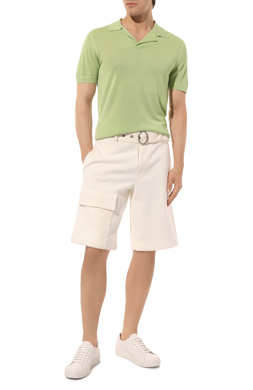 Поло из вискозы и шелка TOM FORD, арт. YMV004/KPS005, фото 2