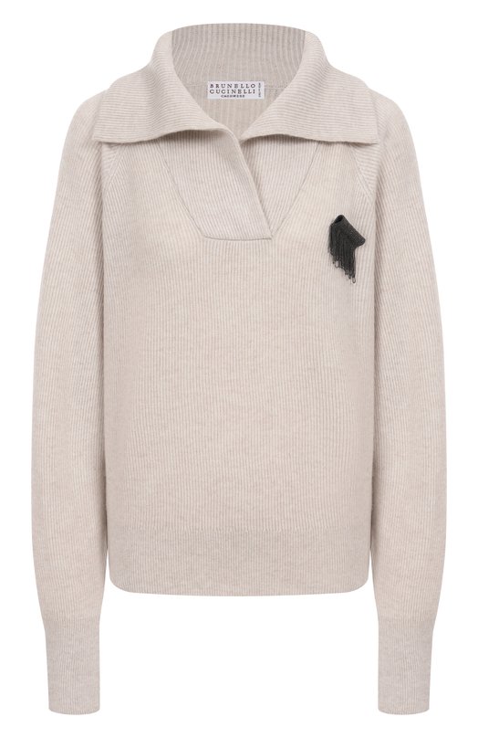 Кашемировый свитер Brunello Cucinelli M12216312P Серый M12216312P