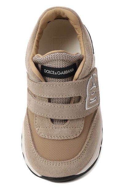 Комбинированные кроссовки first steps dg DOLCE & GABBANA, арт. DN0199/AW467, фото 4