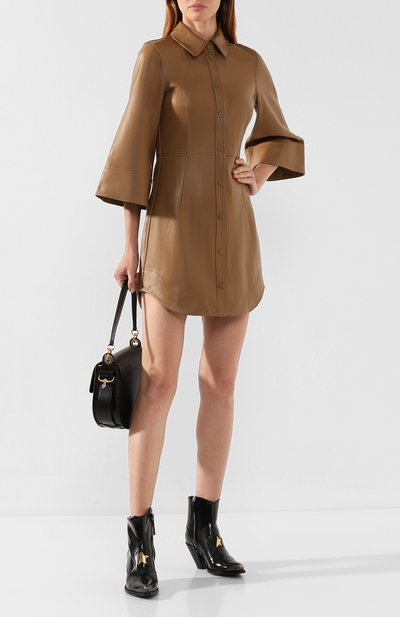 Кожаное платье GANNI, арт. F3879, фото 2