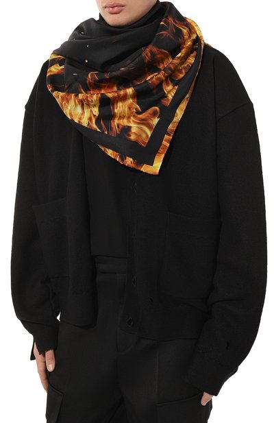 Шелковый платок BALMAIN, арт. AH0XF055SC37, фото 3