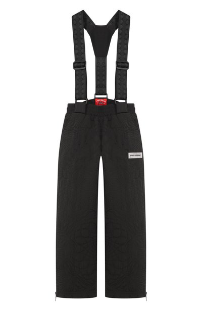 Утепленные брюки SPRAYGROUND, арт. SPY1571/BLACK PUFFER M0N0GRAM PADDED PANTS