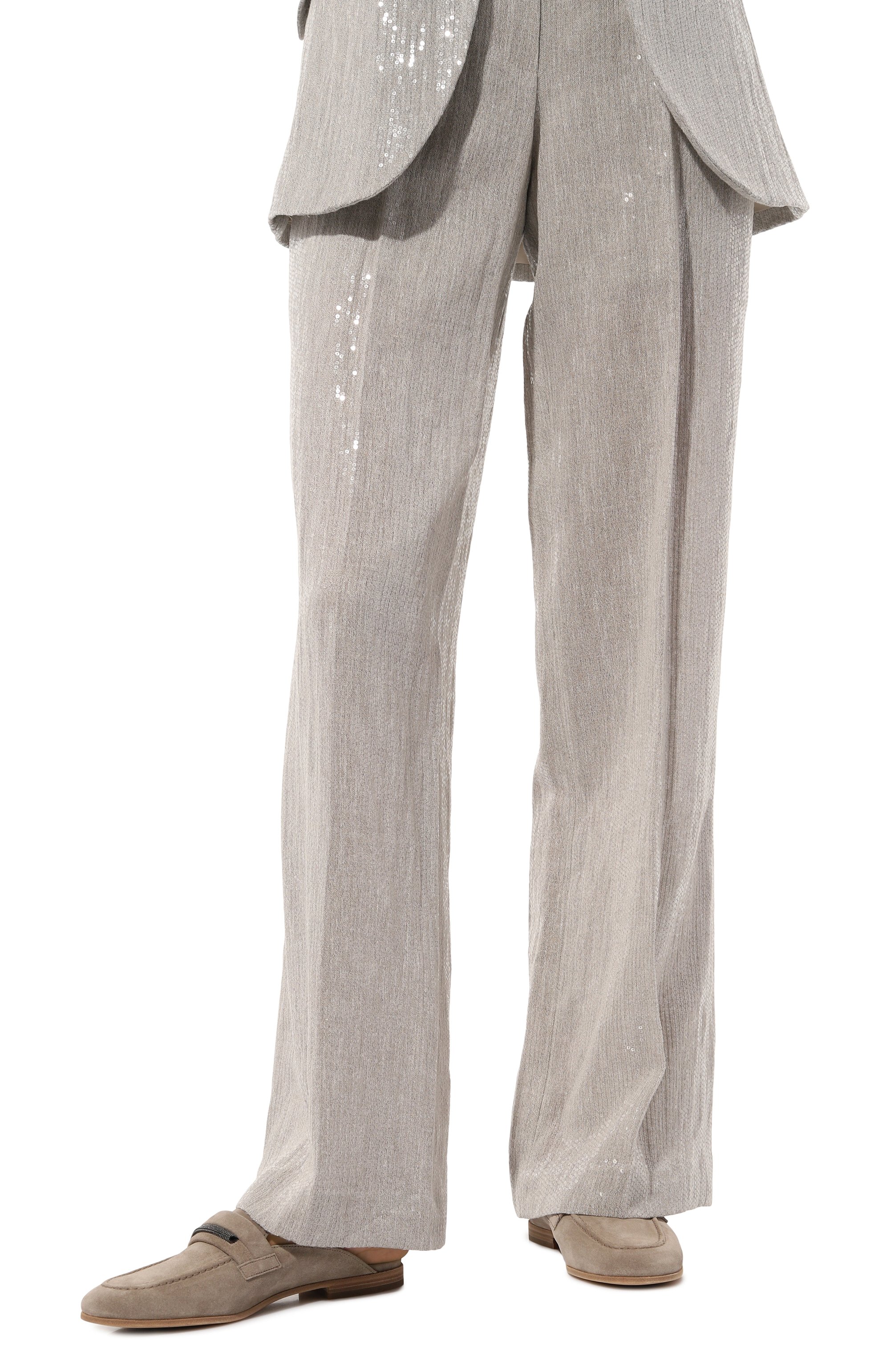 Замшевые сабо BRUNELLO CUCINELLI, арт. MZSFC2622, фото 3