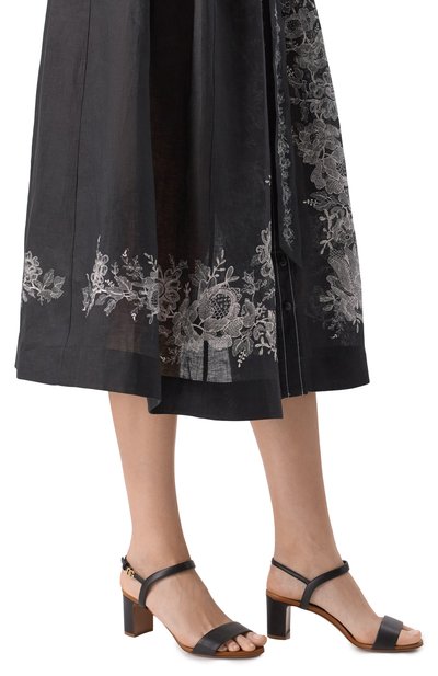 Кожаные босоножки keira 60 DOLCE & GABBANA, арт. CR1765/AK821, фото 3