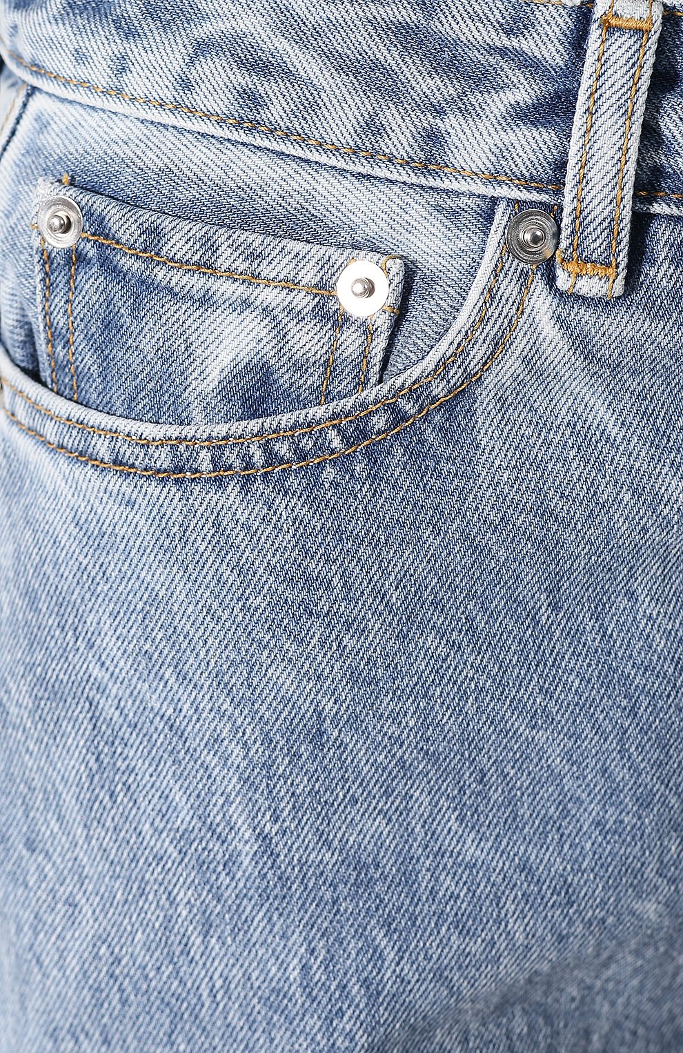 Джинсы GANNI голубого цвета по цене 20500 руб., арт. F4481, фото 5 Джинсы GANNI, арт. F4481, фото 5