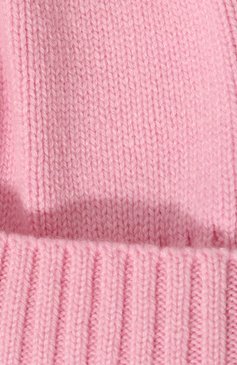 Детского кашемировая шапка с мехом GIORGETTI CASHMERE розового цвета, арт. MB1693/TU | Фото 3 (Материал: Текстиль, Кашемир, Шерсть; Материал сплава: Проставлено; Нос: Не проставлено)