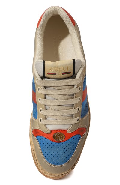 Кожаные кеды screener GUCCI, арт. 546163 0YI20, фото 4