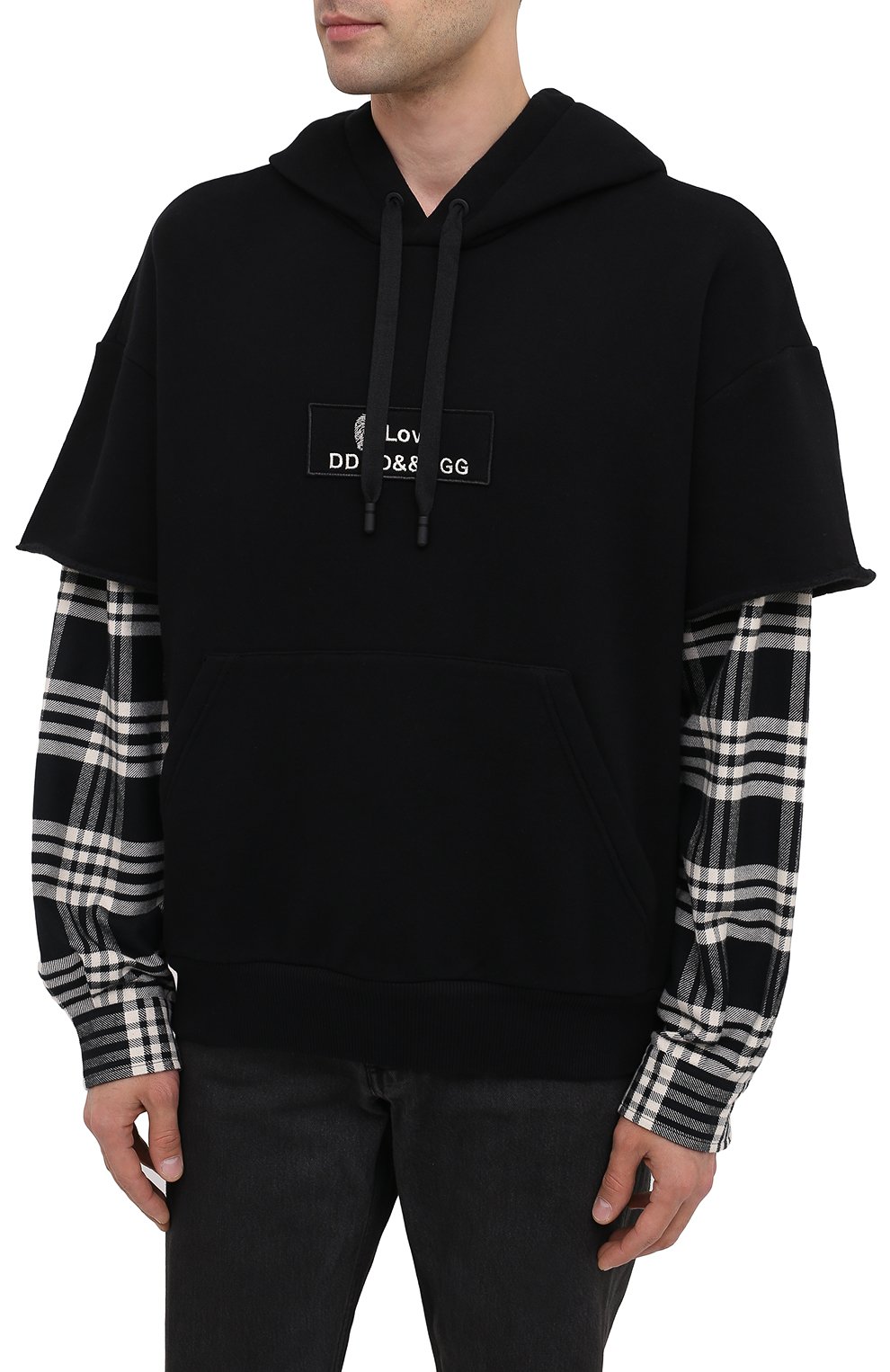 Хлопковое худи DOLCE & GABBANA, арт. G9TE7Z/FU77G, фото 3