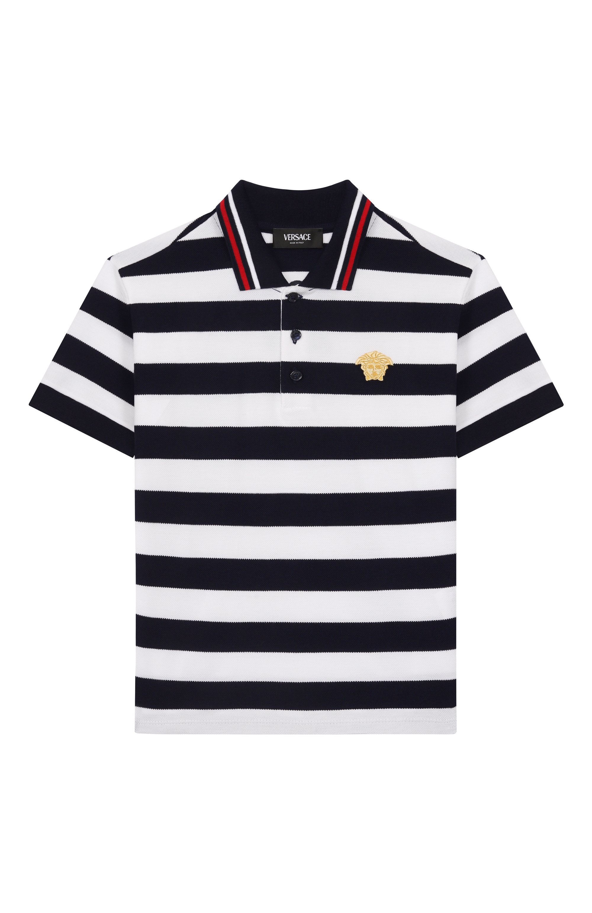 Хлопковое поло VERSACE, арт. 1000126/1A09735, фото 1