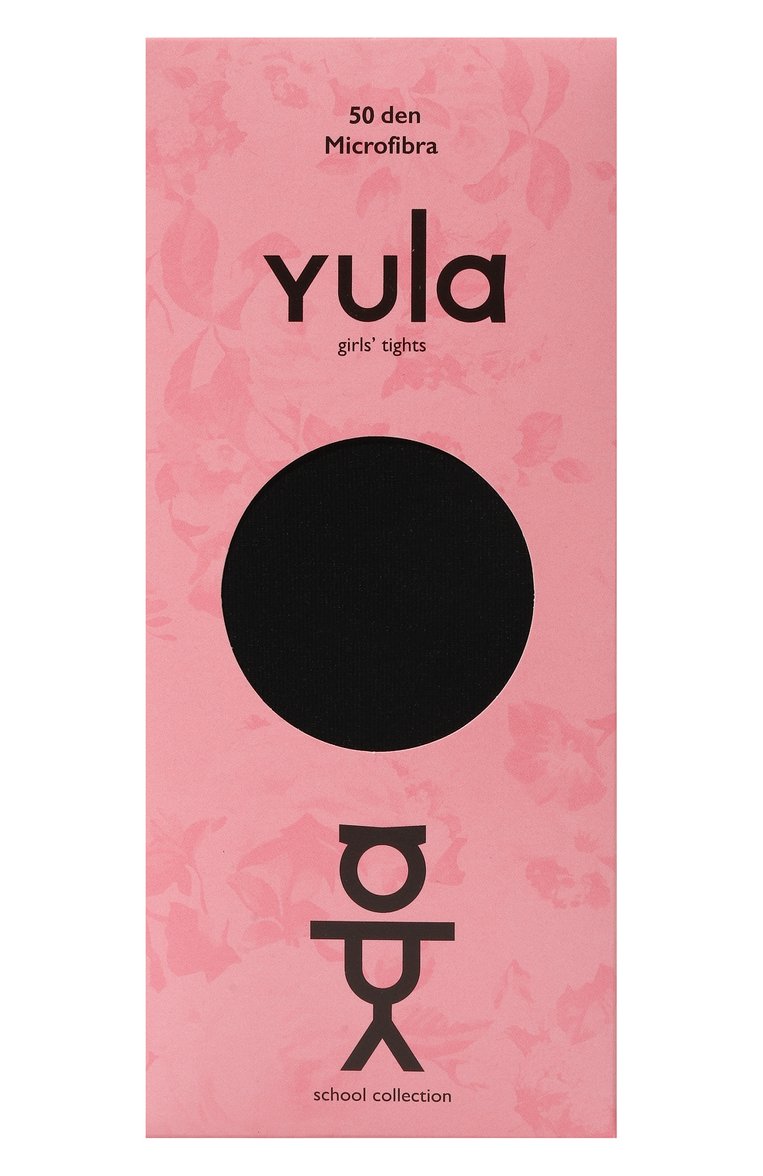 Детские колготки 50 den YULA черного цвета, арт. YU-266 | Фото 1 (Материал: Текстиль, Синтетический материал; Материал сплава: Проставлено; Нос: Не проставлено)