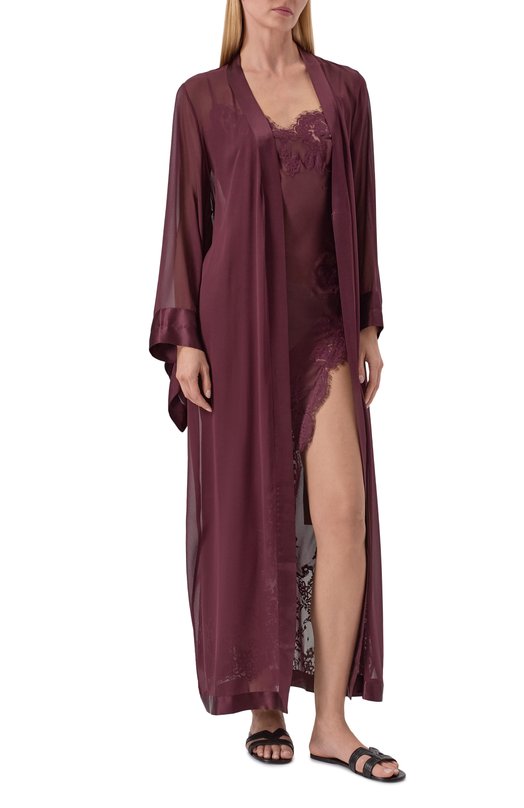 Шелковая сорочка Marjolaine 2CAL3002 Коричневый  2CAL3002 Фото 2