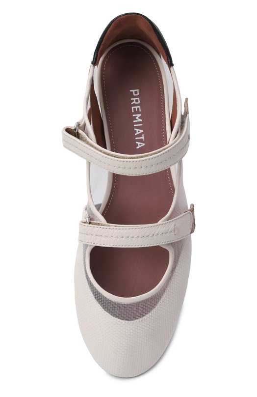 Комбинированные балетки Premiata M7312/MINE/TRASP/FRIDA Кремовый  M7312/MINE/TRASP/FRIDA Фото 6
