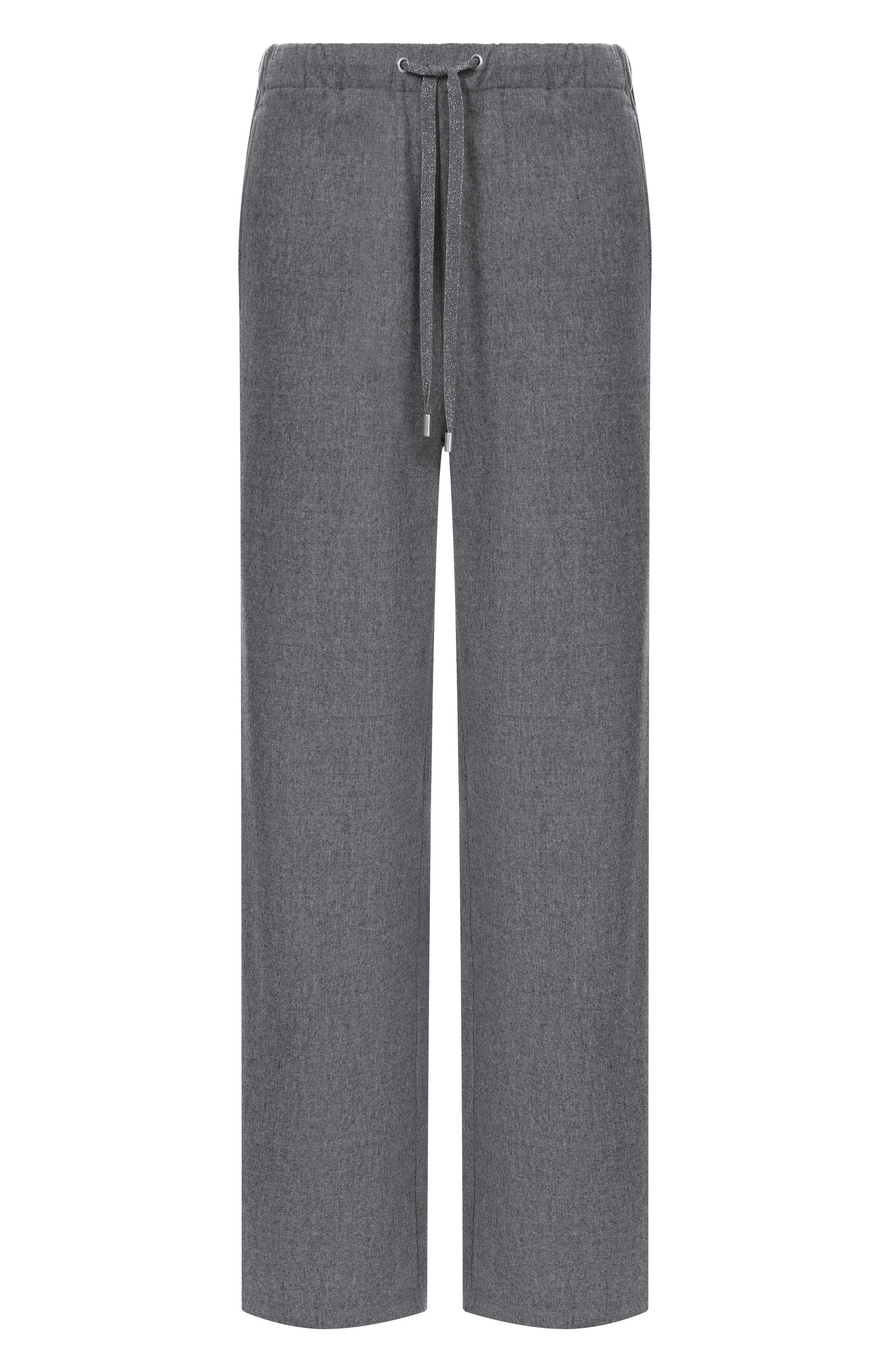 Брюки из шерсти и кашемира GRAN SASSO серого цвета по цене 55750 руб., арт. 76271/58897, фото 1 Брюки из шерсти и кашемира GRAN SASSO, арт. 76271/58897, фото 1