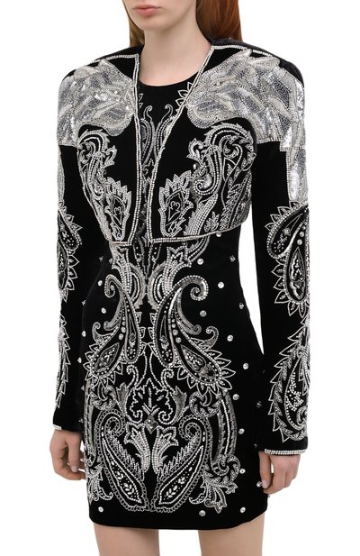Жакет из вискозы и шелка BALMAIN, арт. UF17751/A066, фото 3