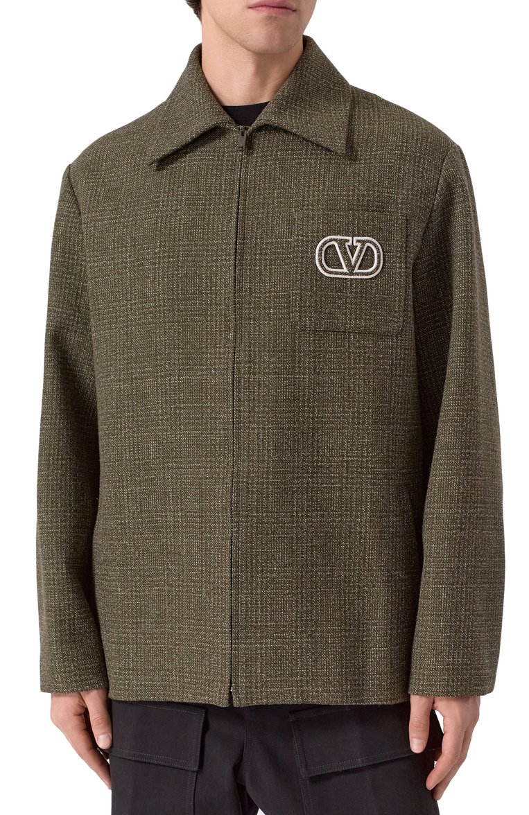Куртка из шерсти и хлопка VALENTINO, арт. 5V3CJK15ADR, фото 3