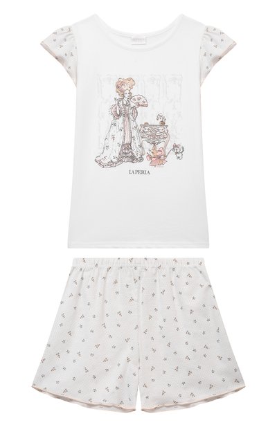 Хлопковая пижама LA PERLA, арт. 70261/8A-14A, фото 1