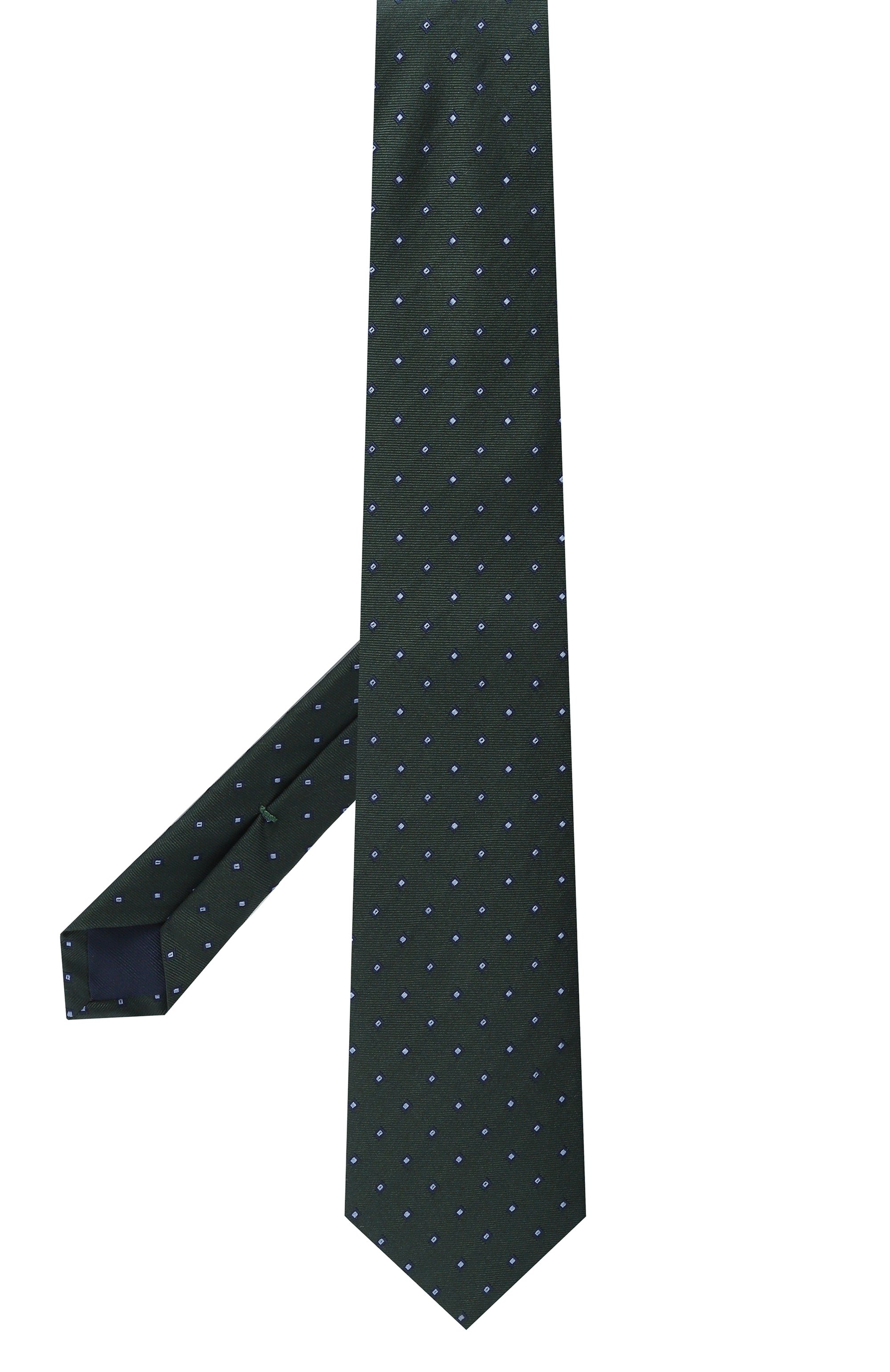 Шелковый галстук CORNELIANI зеленого цвета по цене 24450 руб., арт. 27U302/2720309, фото 3 Шелковый галстук CORNELIANI, арт. 27U302/2720309, фото 3