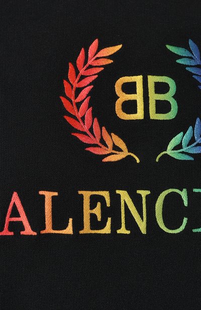 Хлопковое худи BALENCIAGA, арт. 570798/TEV50, фото 5