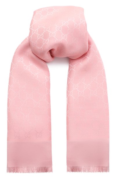 Женский шаль из шелка и шерсти GUCCI, арт. 855539/3GA48