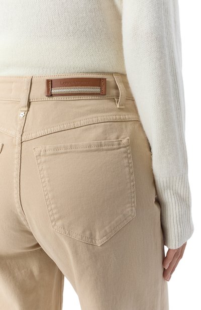 Джинсы LORENA ANTONIAZZI бежевого цвета по цене 58700 руб., арт. P2554PA02A/4049, фото 5 Джинсы LORENA ANTONIAZZI, арт. P2554PA02A/4049, фото 5